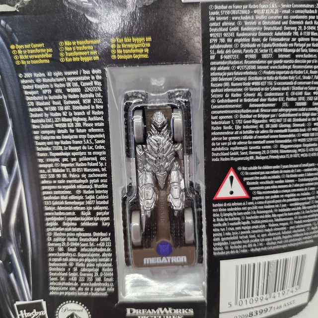 HASBRO TRANSFORMERS RPMS Speed Series Decepticon Megatron Diecast Toy ...