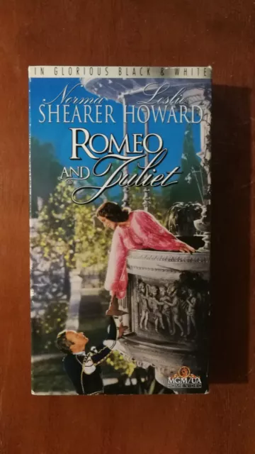Romeo and Juliet (VHS, 1992) Norma Shearer, Leslie Howard