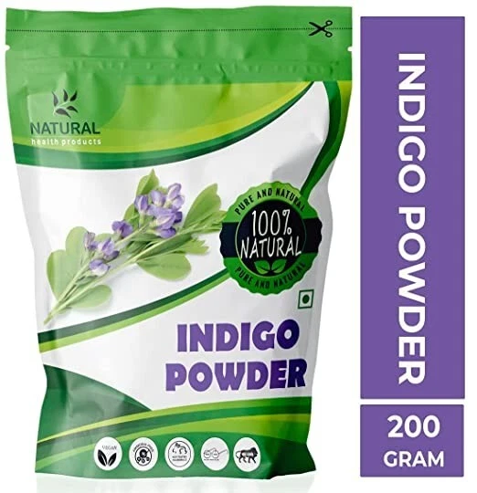 Natural Health Products polvo índigo neel puro polvo para cabello natural - 200 gm