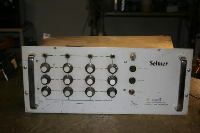 Vintage Selmer Amplifier - PA100/4 SV - 100w Valve Bass & Guitar Amp - Excellent