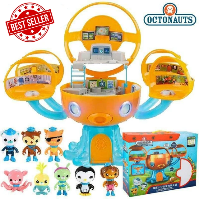 OCTONAUTS OCTOPOD CASTLE Shark Adventure Playset Barnacles Kwazii Peso
