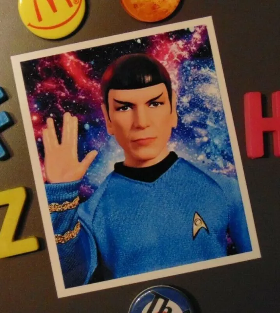 STAR TREK Spock 2 Fridge MAGNET Gift Set Sci Fi Space 60's TV Show Fun Toy Photo