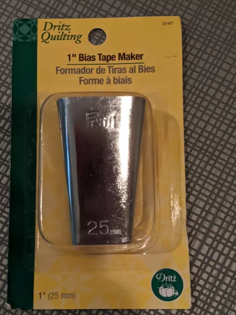 Dritz Quilting 1" Bias Tape Maker  New