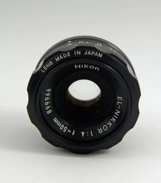 Nikon El-Nikkor 50mm F4 Enlarging Lens - Light Fungus