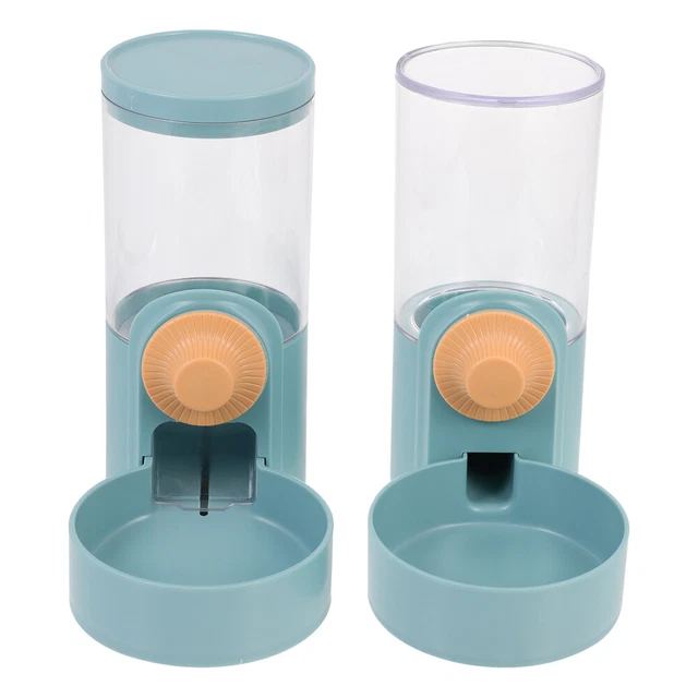 2 Pcs Pet Water Fountain Pp Dog Dispenser Animal Suspended Doggie Bowl