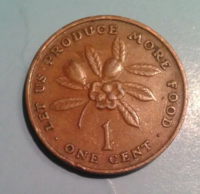 Jamaica 1 Cent coin 1973 FAO