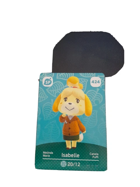 ORIGINAL ANIMAL CROSSING Amiibo Karte Isabelle Melinda Nr. 001 EU EUR 1