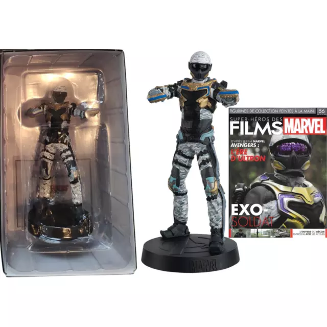 Super Héros des Films Marvel Exo Soldat 56 Figurines Collection Eaglemoss Comics