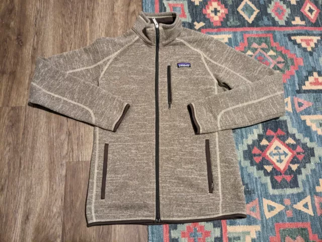 Patagonia Women's Better Sweater Full Zip Light Brown Jacket Sweater
