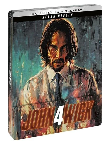 John Wick 4 4K UHD (2023) 2 blu ray Steelbook