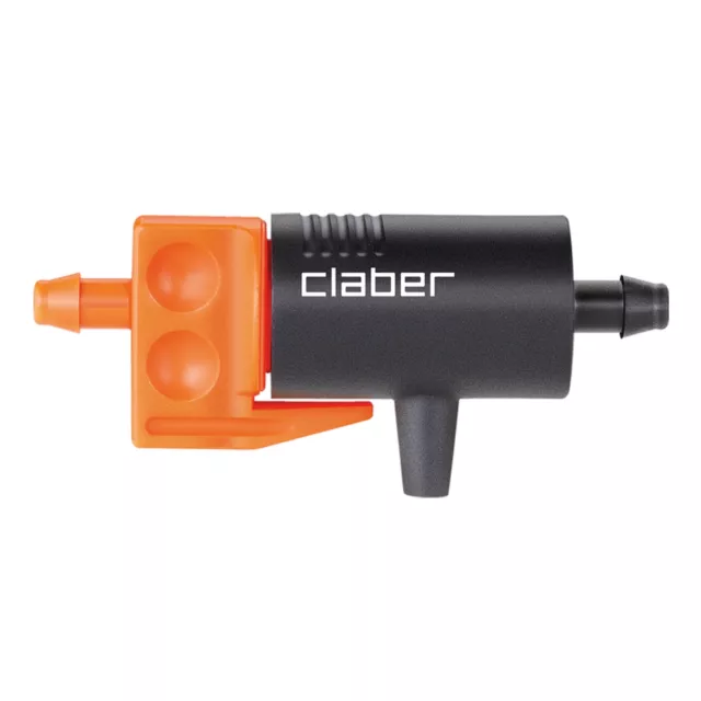 Claber 91217 in-Line Drippers 0 to 6 litres per Hour Pack of 10