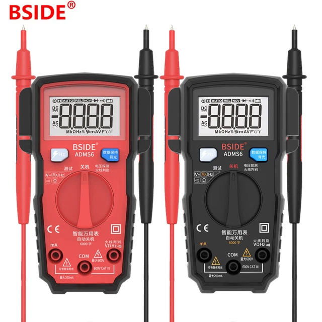 ADMS6 DIGITAL TRUE RMS 5999 Counts Tester Auto Ranging Multimeter £14. ...