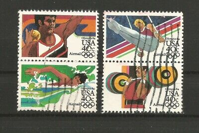 Etats-Unis timbre jeux olympiques 1980 DECATHLON Javelin lanceur de Scott 1790 