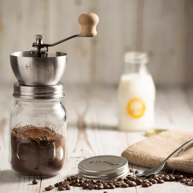 Kilner HAUSRAT Kaffeemühle mit Drehkurbelmahlwerk 3
