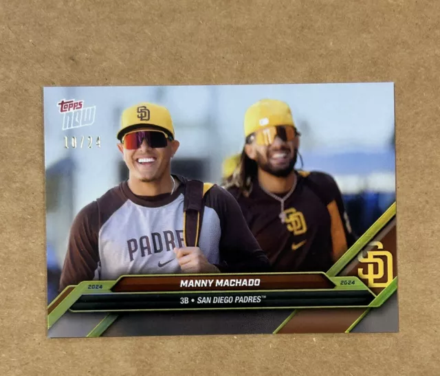2024 TOPPS NOW Road To Opening Day Manny Machado con Tatis Jr