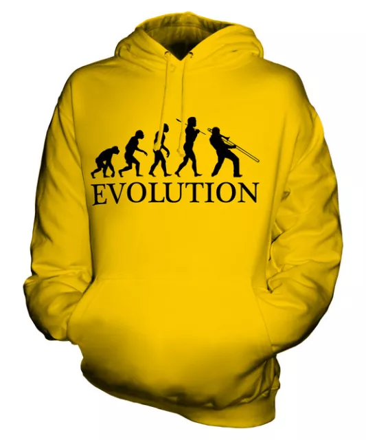 Jazz Trombone Player Evolution Of Man Unisex Hoodie Mens Womens Ladies Gift