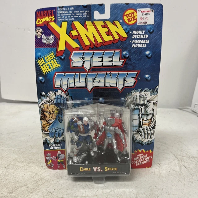 1994 Toybiz Marvel X-Men Steel Mutants Cable Vs Stryfe Moc