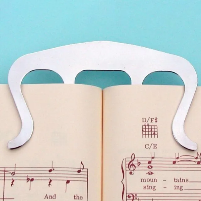 Page Music Book Bookmark Metal Page Holder Clip Office Reading Sheet Steel 1pc