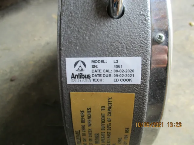 AcraTork Dial Torque Analyzer MODEL L3; 0-500 LBF FT X 2LBF FT 2