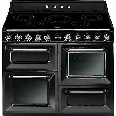 Smeg Tr4110Ibl-1 Nero Cucina Victoria Piano Cottura Ad Induzione Forno Elettrico