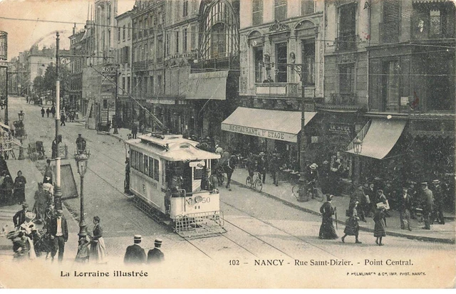 54 Nancy #Mk52261 Rue Saint Dizier Point Central Tramway Restaurant