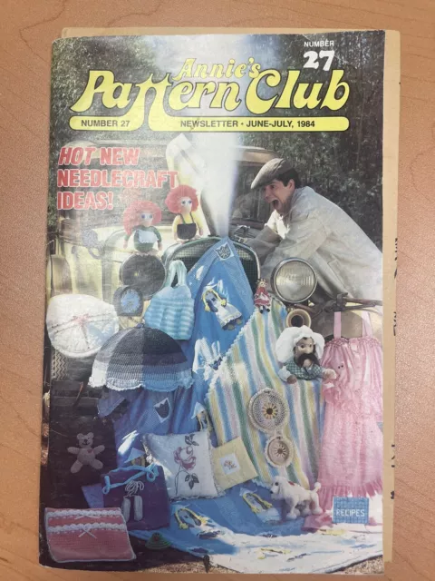 Annies Pattern Club Newsletter Magazine Number 27 June July 1984 Needlecraft