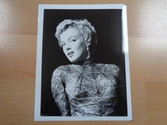 PHOTO VINTAGE 1951 Marilyn Monroe Noir Et Blanc 25.7X20.3Cm By Ernest