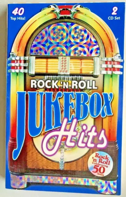 Rock N Roll Jukebox Hits, 60's Era, 2 CD, Like New Complete, Various Artists NEW