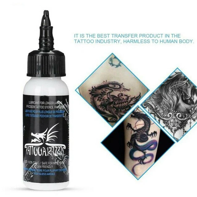Gel solución de transferencia de tatuajes jabón imprimación de plantilla fresca 30 ml · crema U7D1