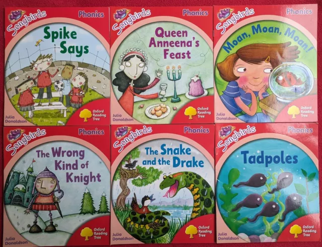 Julia Donaldson Songbirds Phonics Book Bundle Stage 4 Oxford Reading Tree X 6