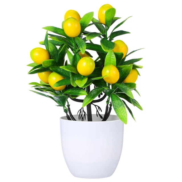 MINI BONSAÏ PLANTE En Plastique Artificielle Fleur De Bienvenue Pin Pour La Mai EUR 11,29