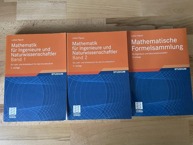 Mathematische Formelsammlung Für Ingenieure Und Naturwissenschaftler MATHEMATIK FÜR INGENIEURE und Naturwissenschaftler Band von Lothar
