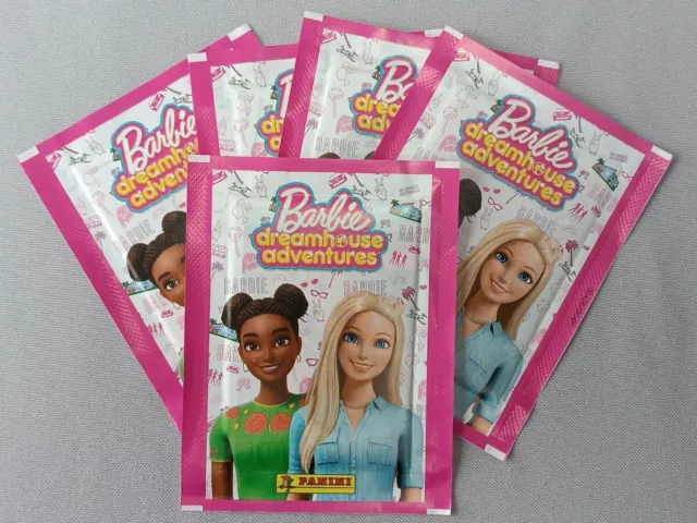LOTE DE 5 Paquetes De Pegatinas Pegatina Barbie Dreamhouse Adventures  Panini EUR 5,14 - PicClick ES