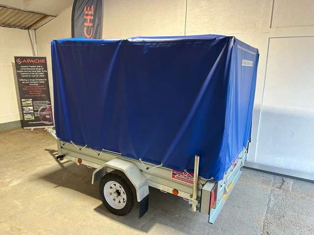 NEW APACHE 7X4X6 Box Trailer with Rear Door & Removable cover-HIGH LOAD ...