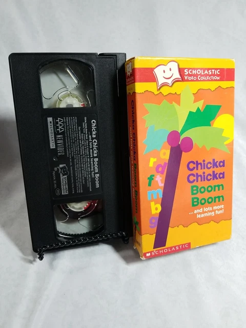 CHICKA CHICKA BOOM Boom Learning Fun VHS Scholastic Video Collection