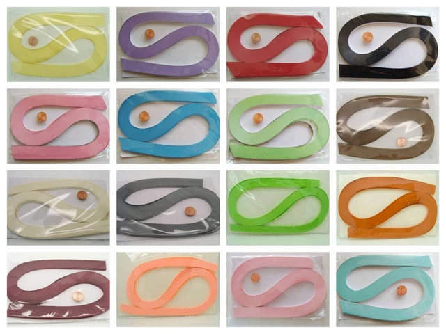 Lot 120 Bandes Papier Quilling 1,5 Mm Lilas - 54 Cm Long - Qualité Premium ODETOJOY