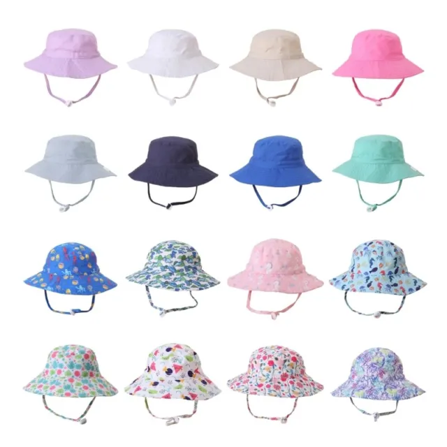 Breathable Baby Bucket Hat Sunproof Hat Toddler Beach Hat Girl Spring Headwear