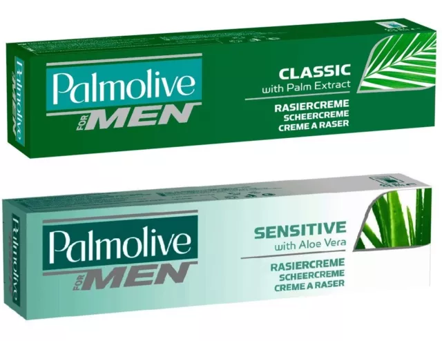 (38,90€/L) 100 ml Palmolive Rasiercreme for Men Classic Shave Cream Sensitive