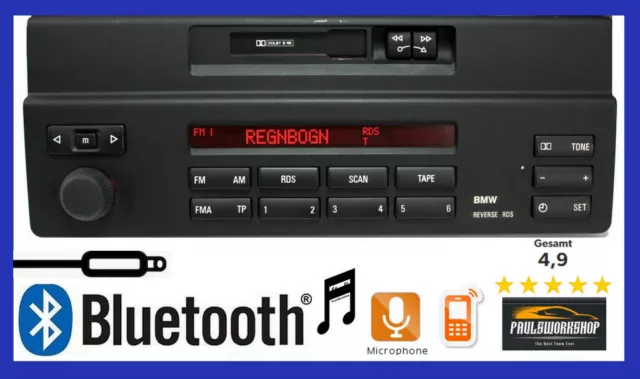 Original BMW Reverse Business mit Bluetooth + Aux-in E46 3er Radio