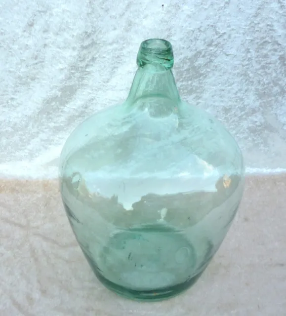 Alter Glas-Ballon, Weinballon, mundgeblasen ca 15 Liter