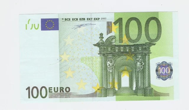 billet 100 euros Première série,Duisemberg 2002 S J 005A5