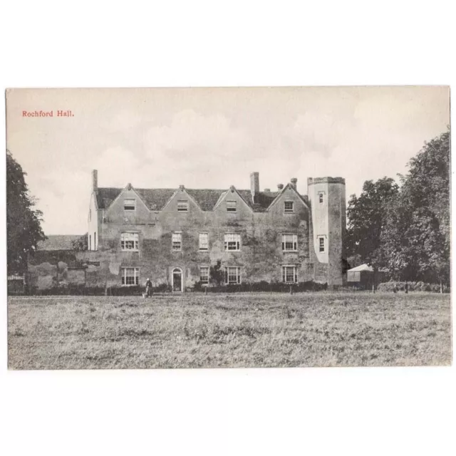 ROCHFORD HALL near Southend, Essex Postcard Unused