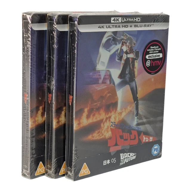 BACK TO THE Future 4K Steelbook BluRay (Japanese Artwork) Edition