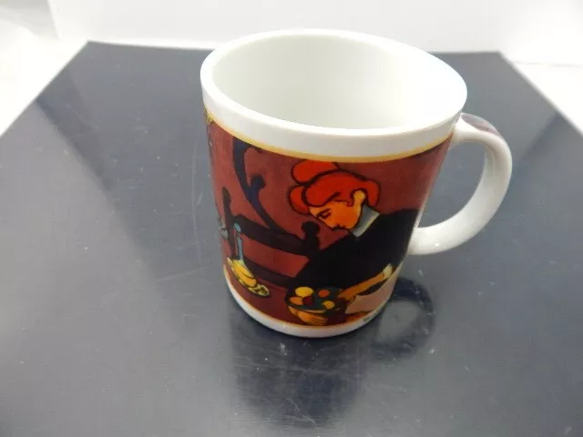 Vintage Cafe Arts Matisse Harmony In Red Coffee Mug, Cup , Henriksen