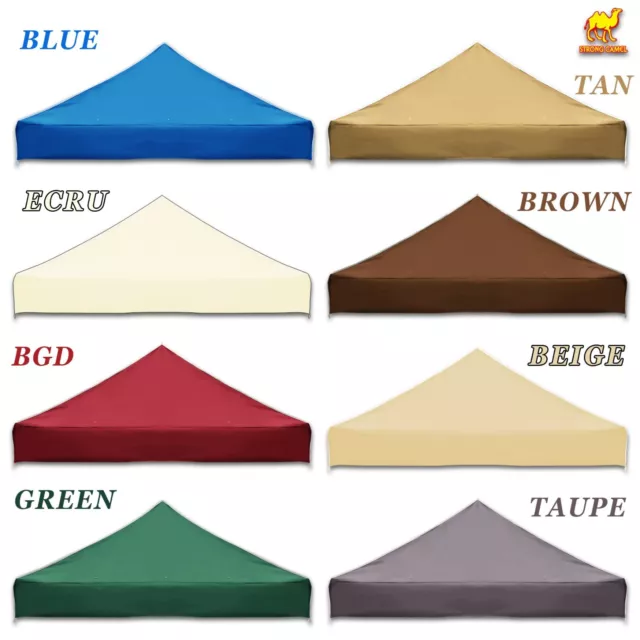 Replacement Canopy ONLY for 10x10' Pop Up Folding Tent Top Gazebo Sunshade Cover