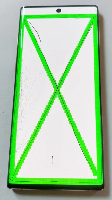 Écran Lcd Amoled Avec Châssis Fissuré Samsung Galaxy Note 10