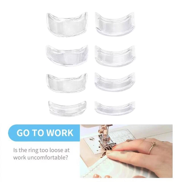 8x Ringgrößenversteller für lose Ringe, modisch, verschiedene Größen,