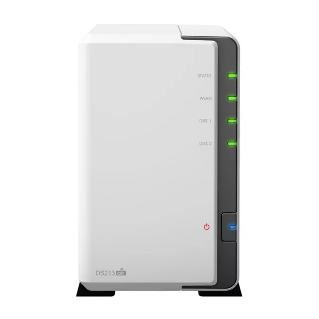 Diskstation Synology DS213air DDR3 256MB 1,6GHz 2x Baie Nas - Léger Jaune