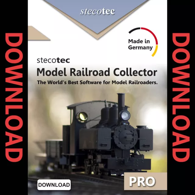 Stecotec Model Railroad Collector Pro - Software for model railroading