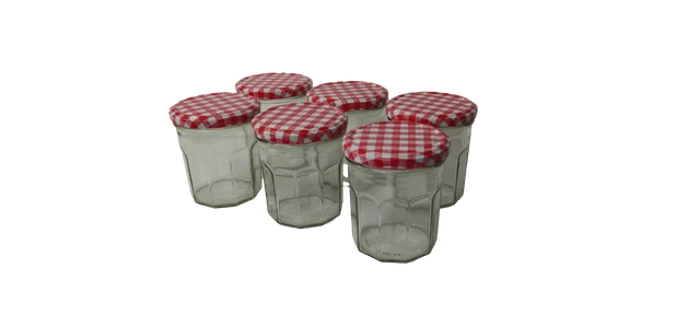 HENKEL Pommes pot en verre vintage distributeur bocal 70's bocaux